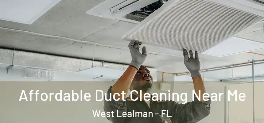 Affordable Duct Cleaning Near Me West Lealman - FL