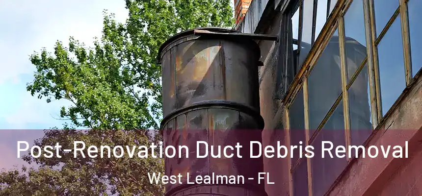 Post-Renovation Duct Debris Removal West Lealman - FL